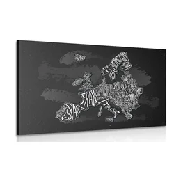 Slika moderni zemljevid Evrope - 90x60