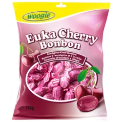 Woogie Euka češnjevi bonboni evkaliptus češnja 150 g