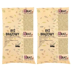Rjavi riž 1 kg (2 x 500 g)