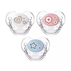 Canpol orthodontic baby silikonska varalica 0-6m 22/565 newborn baby 1kom - stars ( 22/565_blu )