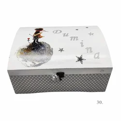 Kutija uspomena personalizirana imenom - poklon za rođenje, krštenje ili rođendan djeteta - 30. 25x35x17cm - 1675