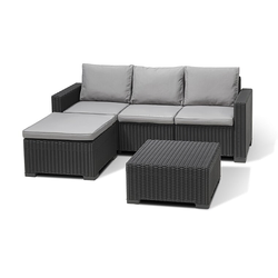 KETER Baštenskia garnitura California 3 seater modular, grafit