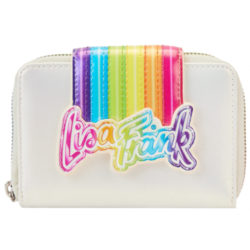 Lisa Frank Rainbow Logo Zip Around Wallet