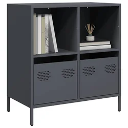 Komoda antracit 68x39x73,5 cm od hladno valjanog čelika