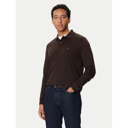 Tommy Hilfiger Polo majica MW0MW37317 Temno rjava Regular Fit