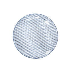 HOMLA Tanjir Navia Cik-cak, 19 cm, Plavo-beli