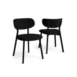HANAH HOME Set stolica (2 dela) Toldy Black