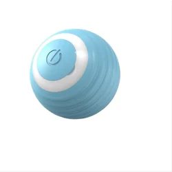 INF Smart Interactive Self-Rolling Cat Toy Ball with USB-C Charging and Automatic Sleep Mode Blue, (5000215037)