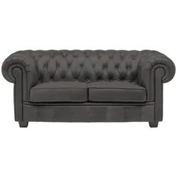 Landscape CHESTERFIELD ZOFA, temno siva tekstil