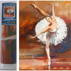 Norimpex - Puzzle Diamantna slika Balerina 30x40cm - 1 - 39 kosov