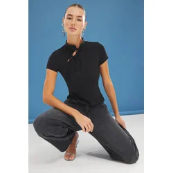 Trendyol Milla Ženska bluza, Crna