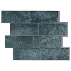 Subway pločica 10 pcs Plava Zelena 29 x 21 cm Poliuretan i PET