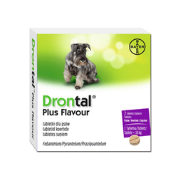 BAYER Drontal Plus Flavour - preparat protiv parazita za pse 2tabl.