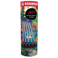 Stabilo STABILO Creative Tips ARTY BLACK/SENČENJE, zaslon v ohišju, (21656069)