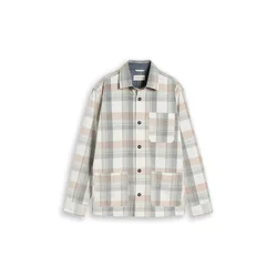 TOM TAILOR Srajca bež/temno siva/pastelno zelena/off-bela