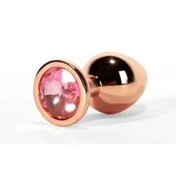 Metal plug pink gold S