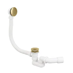 Sifon za kad Rea s click-clack ventilom Brush Gold