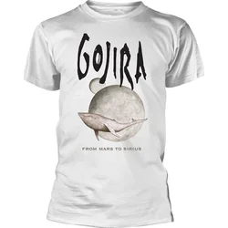 Gojira Majica Whale From Mars Unisex White M