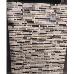 MOZAIK INTERLOCK CRYSTAL/STONE MIX GREYGREEN 29,8X30,5