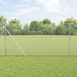Heksagonalna ograda Srebrno 1,2 x 50 m Pocinčani čelik