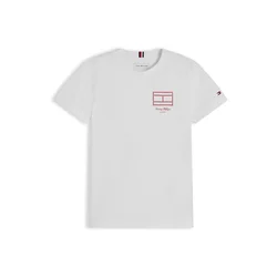 TOMMY HILFIGER Majica OUTLINE  bela