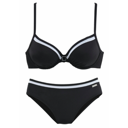 LASCANA Bikini, črna
