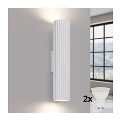 Brilagi - LED zidno svetlo CRESTO 2xGU10/10W/230V 30 cm belo
