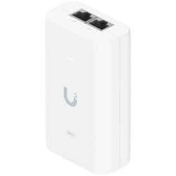 UBIQUITI PoE++ Adapter; Delivers up to 60W of PoE++; Surge, peak pulse, and overcurrent protection; Contains RJ45 data input, AC cable with earth grou