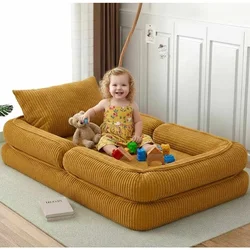 Atelier Del Sofa Exclusive 150 dečiji ležaj od sunđera 90 × 45 × 150 cm, senf žuta