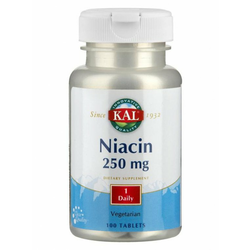 KAL vitamin Niacin (250mg), 100 tablet