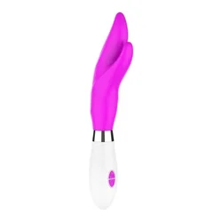 Athos Silicone Dual-Action Vibrator with Precision Clitoral Stimulator 22cm LBS011A