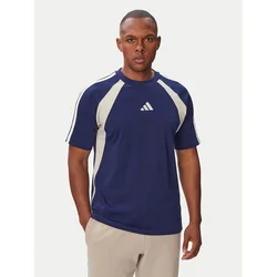 adidas Majica Seasonal Essentials Colorblock KF4193 Modra Regular Fit
