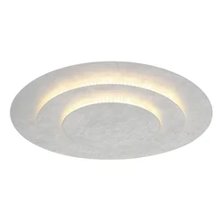 Globo 48465-40S - LED plafonsko svetlo HEDA 40W/230V 3000K prečnik 49 cm srebrno
