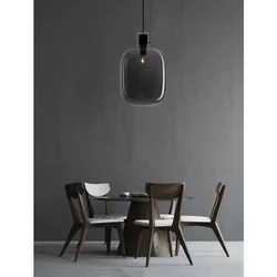 CINZIA VISILICA E27 /IP20/SMOKY & CRNA