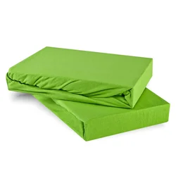 Posteljna rjuha zelena jersey EMI, Ponjava 180x200