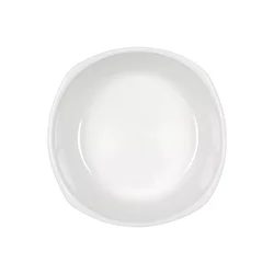BAUSCHER System jušna skleda okrogla/štirioglata, bela, o: 125 mm (6 kos)