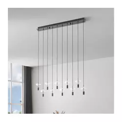 Eglo 390494 -LED luster na sajli COMAREIRA 40xLED/2,6W/230V 2200/3000/4000K hrom