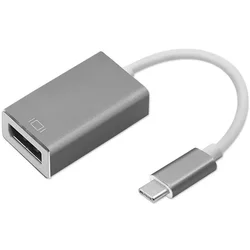 Qoltec adapter USB-C 3.1 | DisplayPort | 4K | MHL | aluminij