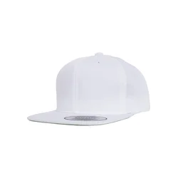 Pro-Style Twill Snapback Youth Cap White