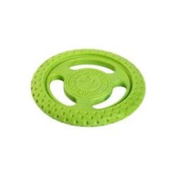 Igralka pes FRISBEE MINI float. iz pene TPR, zelena KW