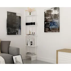 Hanah Home Polica 45x180x22cm Bela