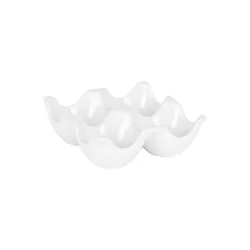 Platter with 4 compartments, porcelain, 10 x 10 cm, Narino - Viejo V