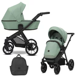 KUNERT BRAV KOLICA ZA BEBE SET 2U1 CRNI RAM DEZEN 5