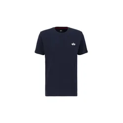 ALPHA INDUSTRIES Majica nočno modra/rjava/siva/bela