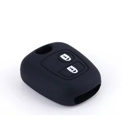 CAR 888 ACCESSORIES Silikonska navlaka za ključeve Peugeot crna