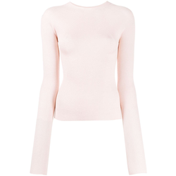 LANVIN - fitted ribbed jumper - women - Pink