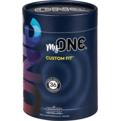 MyOne Maxi-Pack: Custom Fit, size 53H, 36 condoms