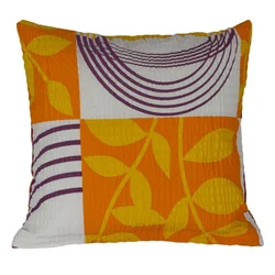 Krep - 40x40 cm - Patchwork oranžna