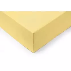 VITAPUR čaršav pamučni elastični Lyon 90x200 - žuti