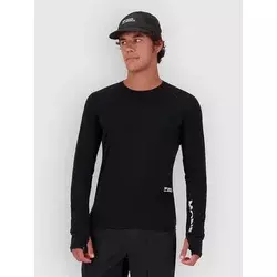 Mons Royale Temple Merino Long Sleeve Base Layer Top black